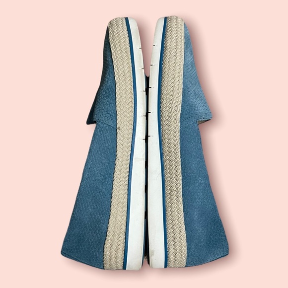 Donald J. Pliner Shoes - Donald J. Pliner Shoes Palm Slip On Suede Sneakers Blue Size 8